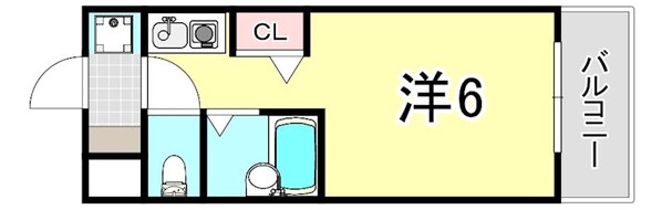 ルコントワール石屋川の物件間取画像